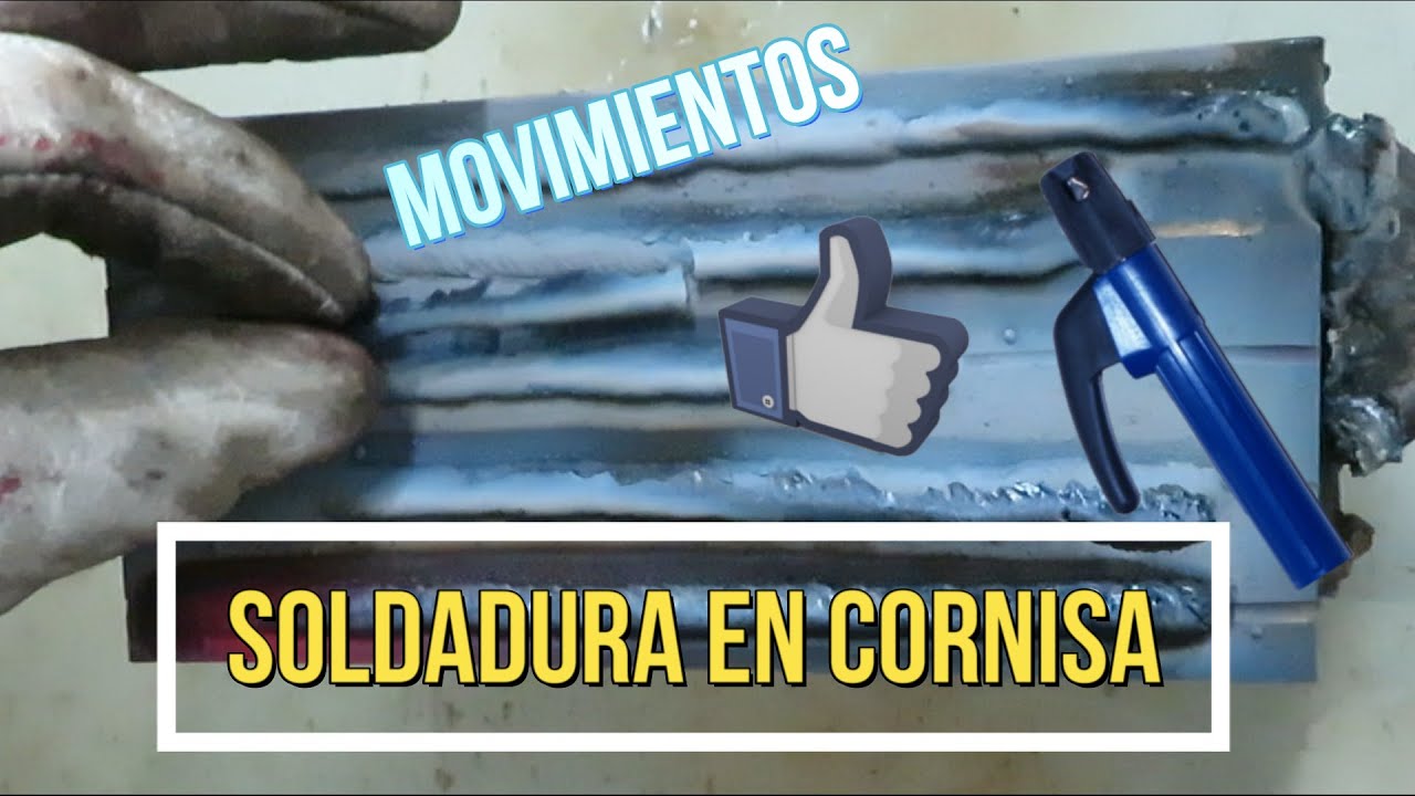 ⛔Cómo SOLDAR con ELECTRODO en CORNISA SOLDADURA MMA SMAW