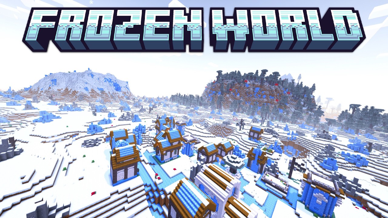 Creating a FROZEN Dimension in Minecraft