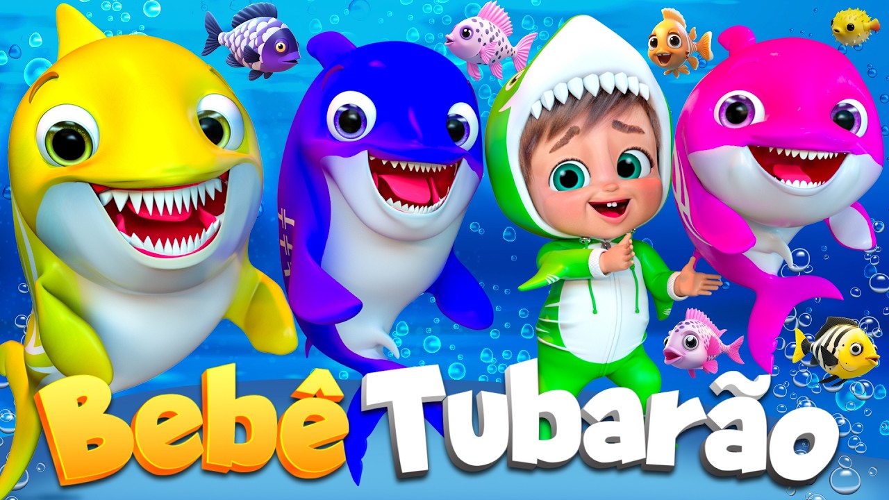 Bebê Tubarão e a Aventura no Oceano  @SuperLucaPortugues #rimasinfantis #musicasinfantis