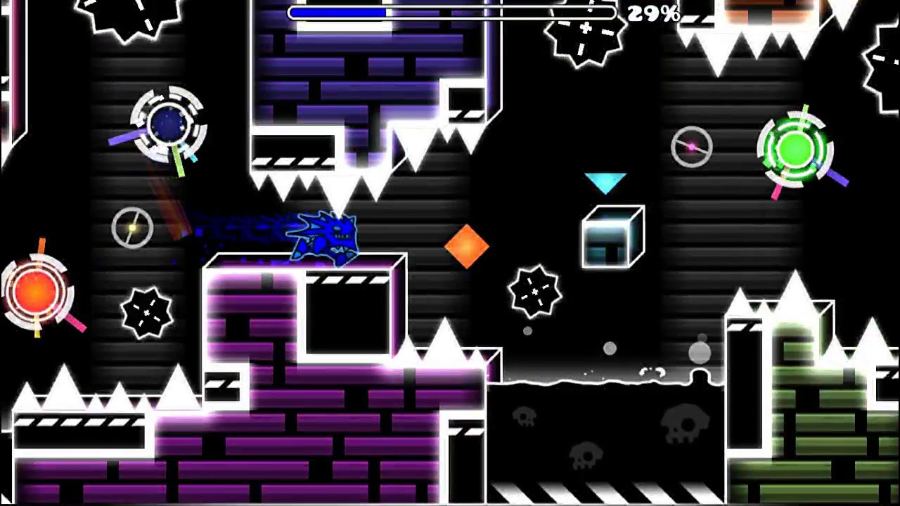 Iridescent by Viprin (Medium-Hard demon) GAMEPLAY GEOMETRY DASH FR