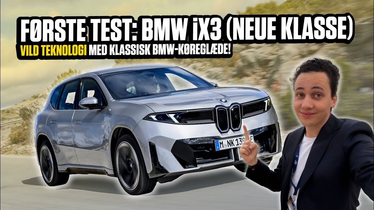 Neue Klasse er her! 794 km rækkevidde og IMPONERENDE teknik | BMW iX3 test | Bil Magasinet