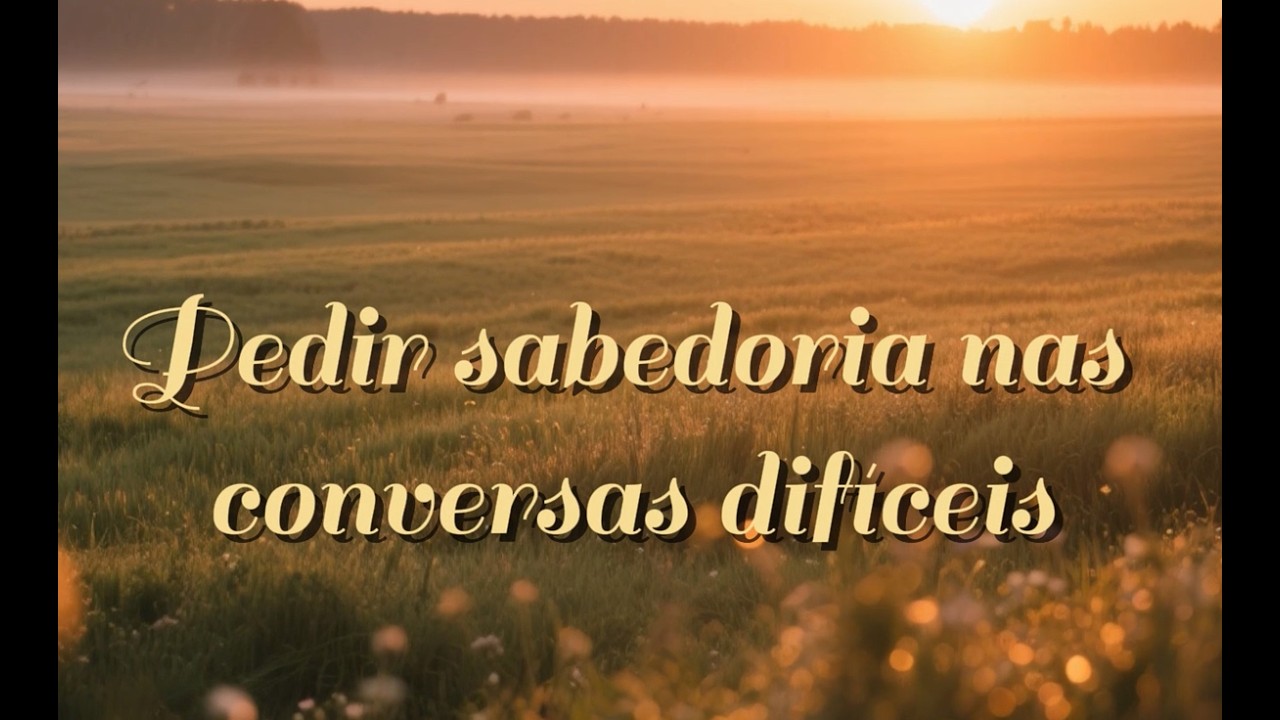 Pedir sabedoria nas conversas difíceis