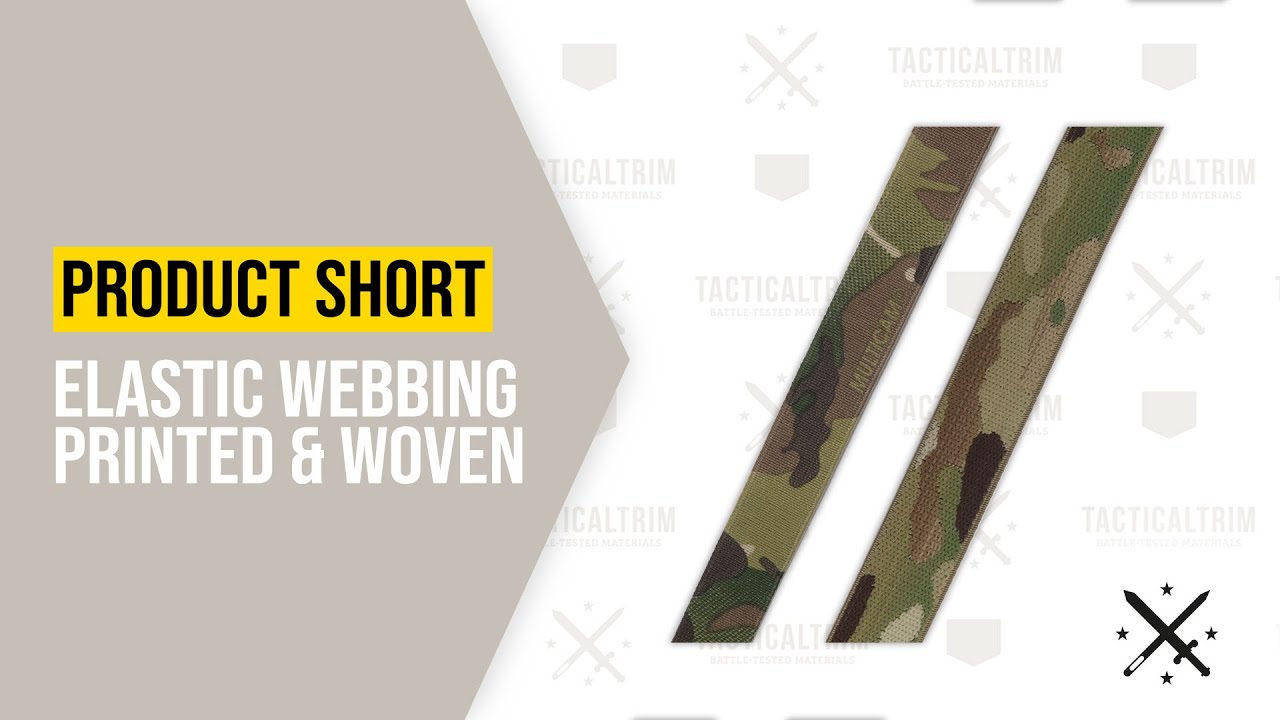 Elastic Webbing - printed & woven - TACTICALTRIM
