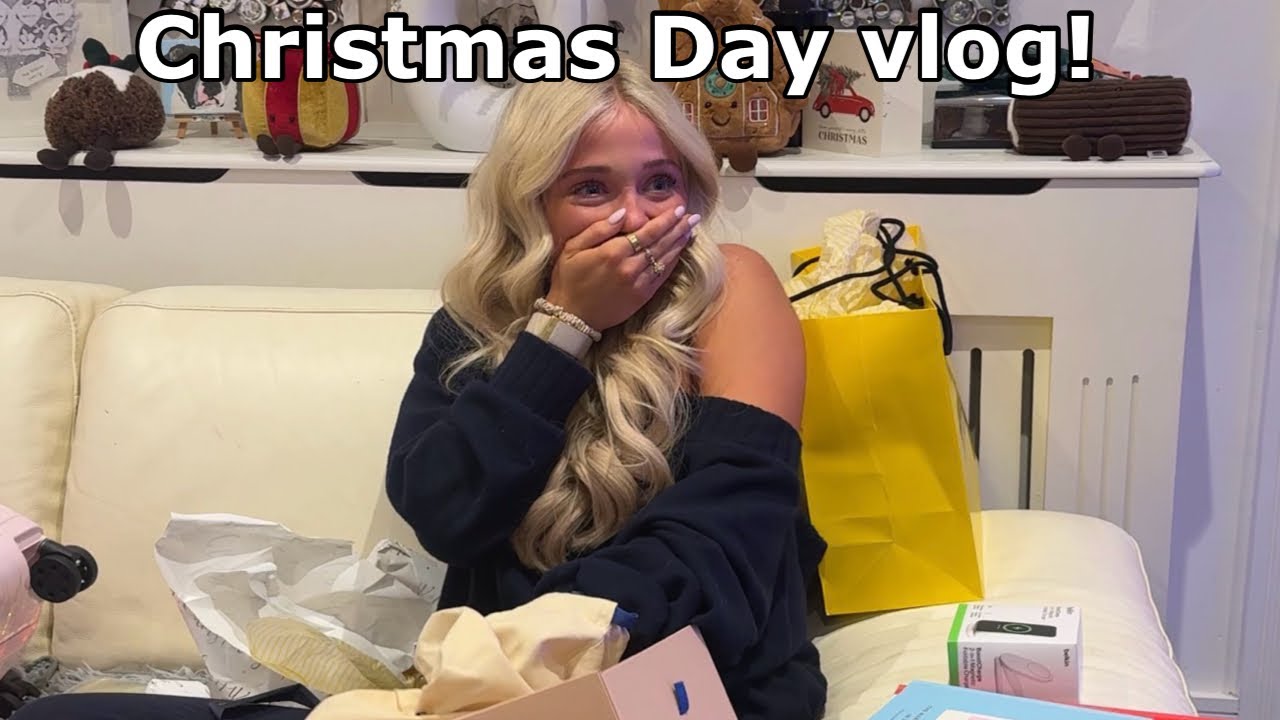 christmas day vlog *what i got + family time*