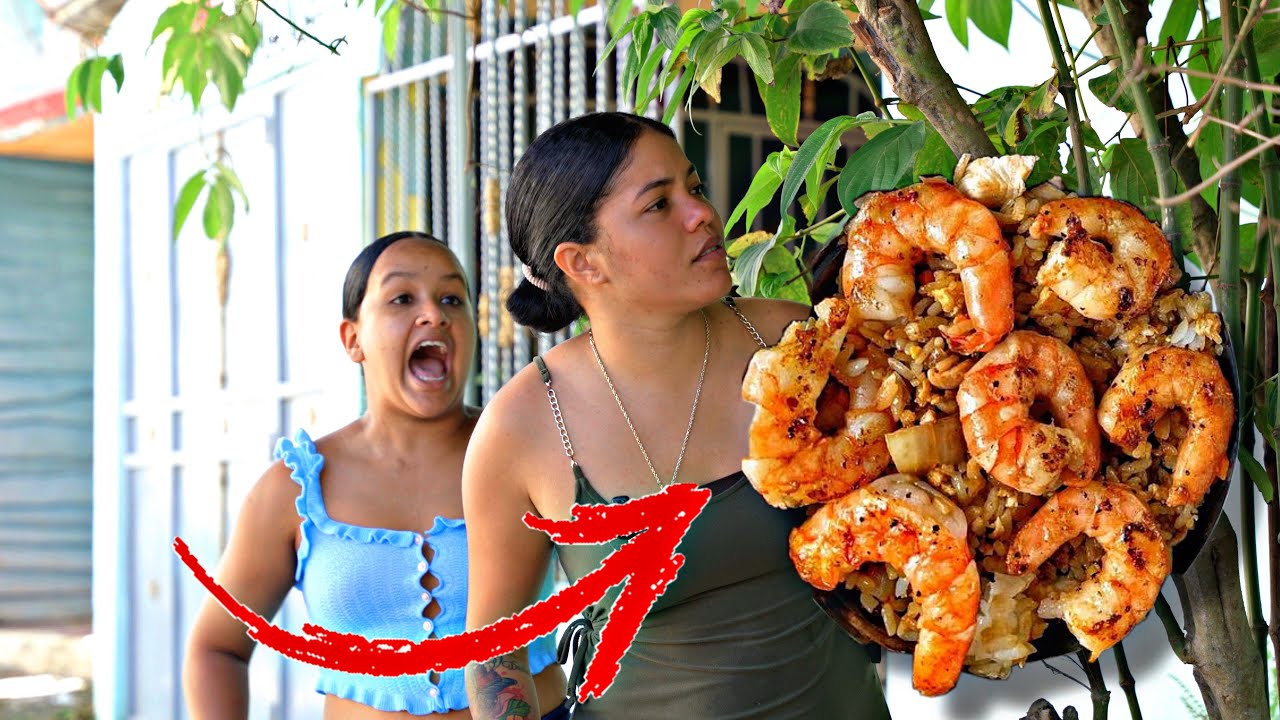 ARROZ CON CAMARONES SIN TENER DINERO