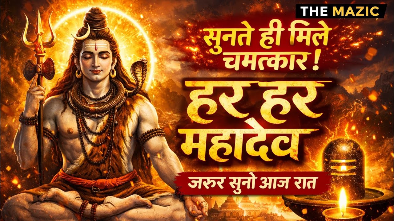 Har Har Mahadev |हर हर महादेव | रात को सुनो, हर मनोकामना पूरी होगी 🔱🙏