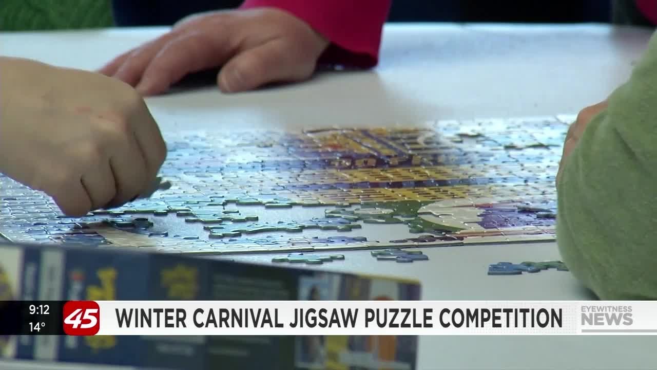 Hundreds take part in largest jigsaw puzzle competition in the country