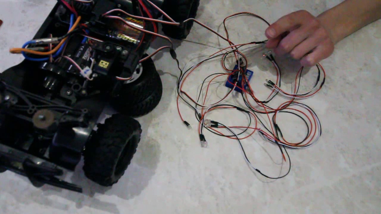 Taotuo RC LED блок света для RC автомобилей  (LED RC Car Models Flashing Head Light System)