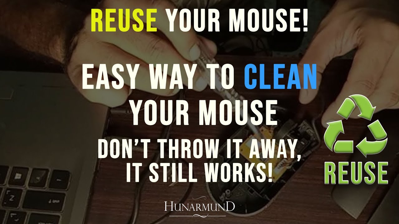 Reuse your mouse, don't throw it away! | Simple & Easy way to make it work again! | Reuse