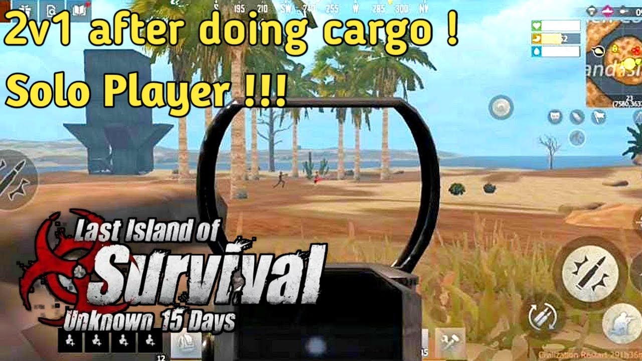 FIGHTING 2 GUYS AFTER DOING CARGO AS A SOLO /6 |Last Day Rules Of Survival |Last Island Of Survival