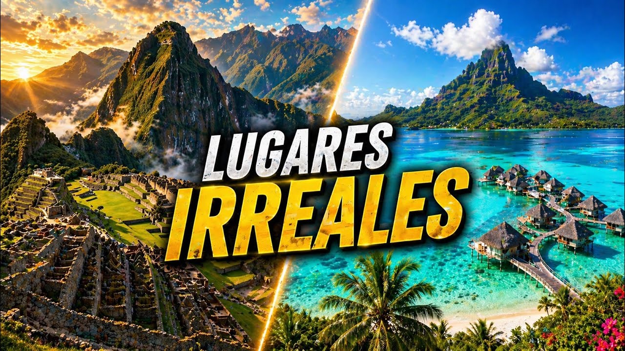 10 LUGARES IMPRESIONANTES del MUNDO que debes ver una vez en la VIDA 🌍