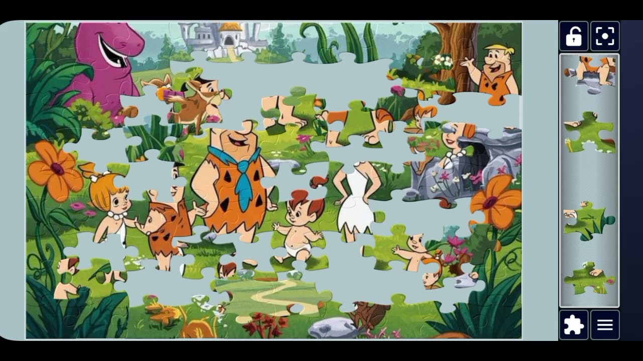 The Flintstones family enjoy ha life//Mind Fresh Puzzle 🧩 Palace//Puzzle piece 🧩 Collection//