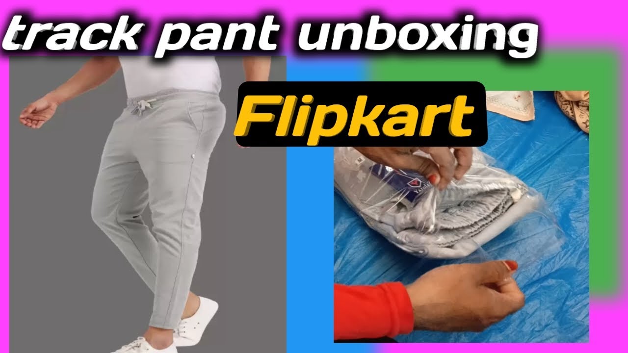 Yazole solid men grey track pant unboxing flipkart ut sadik
