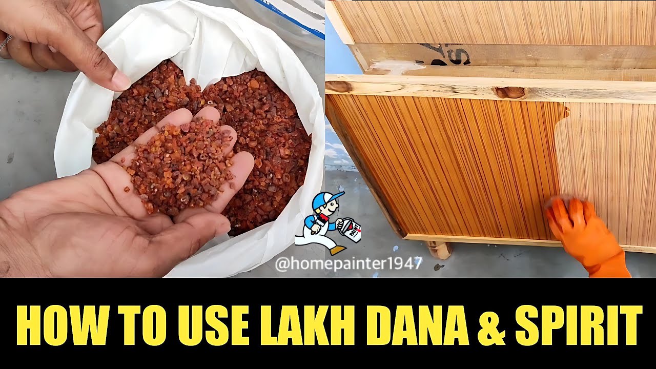 लकड़ी पॉलिश के लिए लाख दाना (Shellac) और स्पिरिट का सही मिश्रण कैसे बनाएं? Lakh Dana का उपयोग&अनुपात