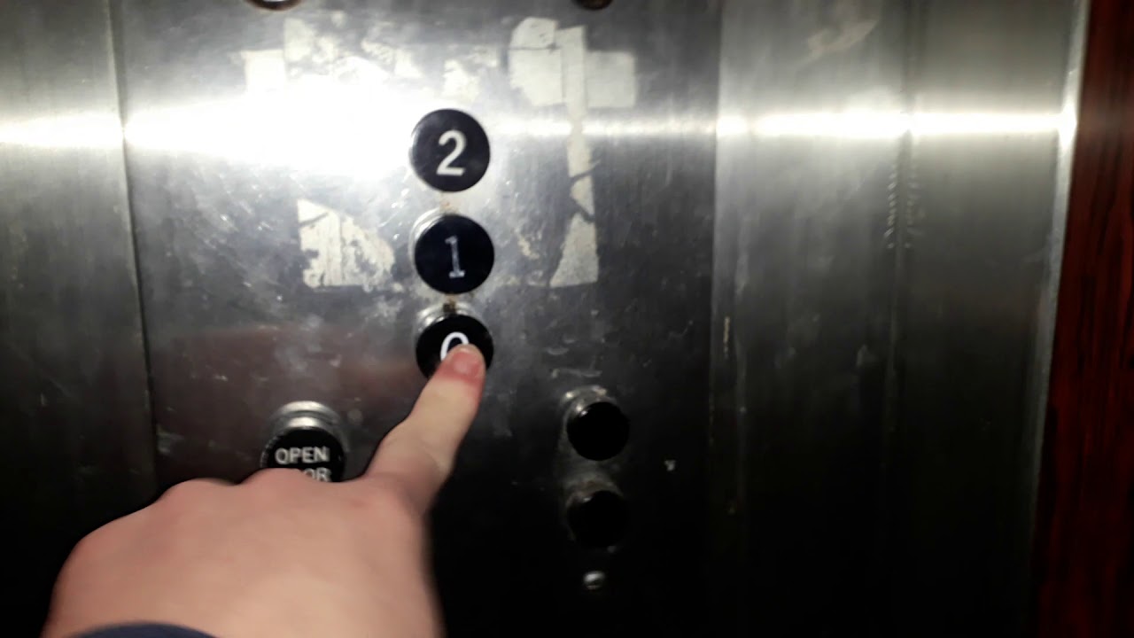 Current state of the abandoned otis lift at Hilton park services