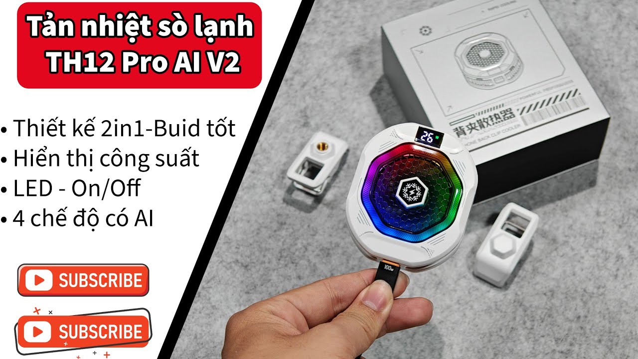 Tản nhiệt sò lạnh TH12 Pro AI V2 - 