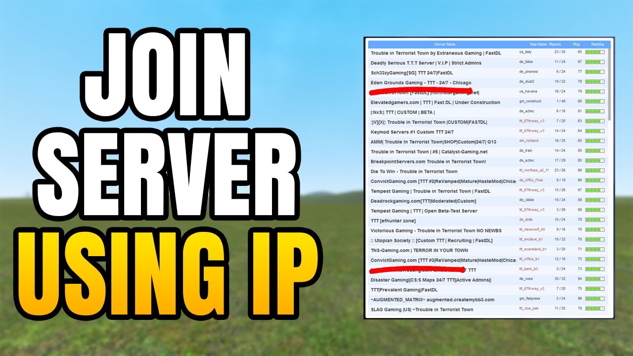 How To Join GMod Server With IP | Garry's Mod Join IP Console Command Guide
