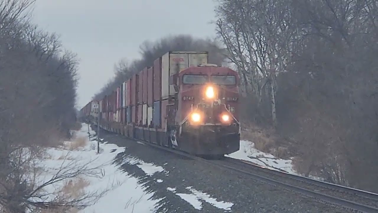 Second Train 149 Pulling 149 Cars Rolling Toward Annandale, MN