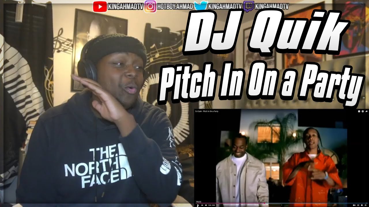 THIS BEAT IS TOO SMOOTH!!! DJ Quik - Pitch In On a Party REACTION