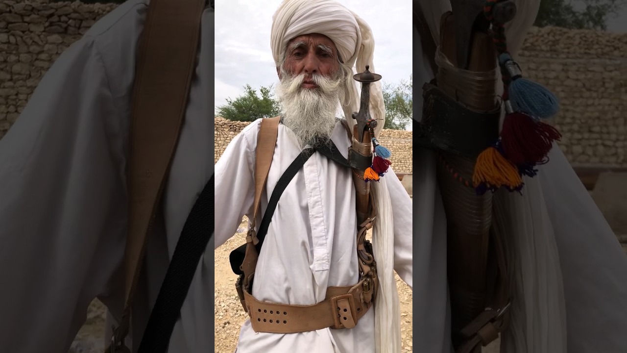 Real Bugti Baloch tribesmen uncle Magsi Bugti Baloch