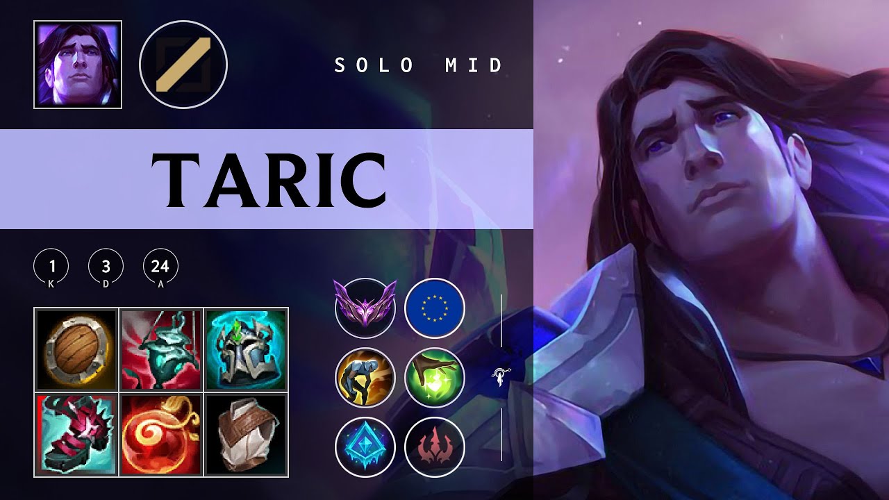 Taric Mid vs Malzahar - EUW Master Patch 25.22
