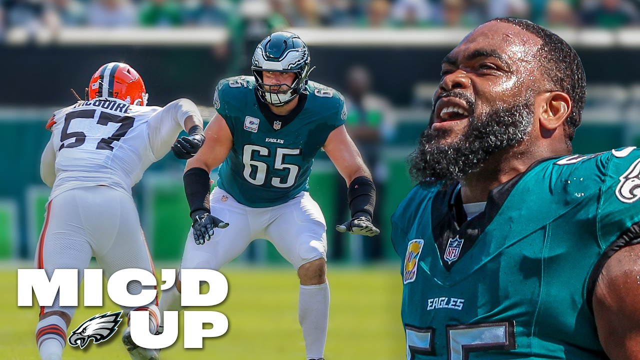 Brandon Graham & Lane Johnson Can't Stop Talking Trash vs Browns