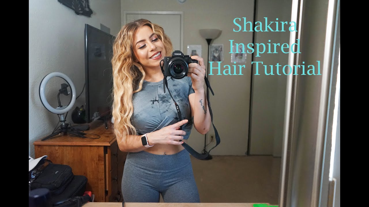 Shakira inspired hair tutorial