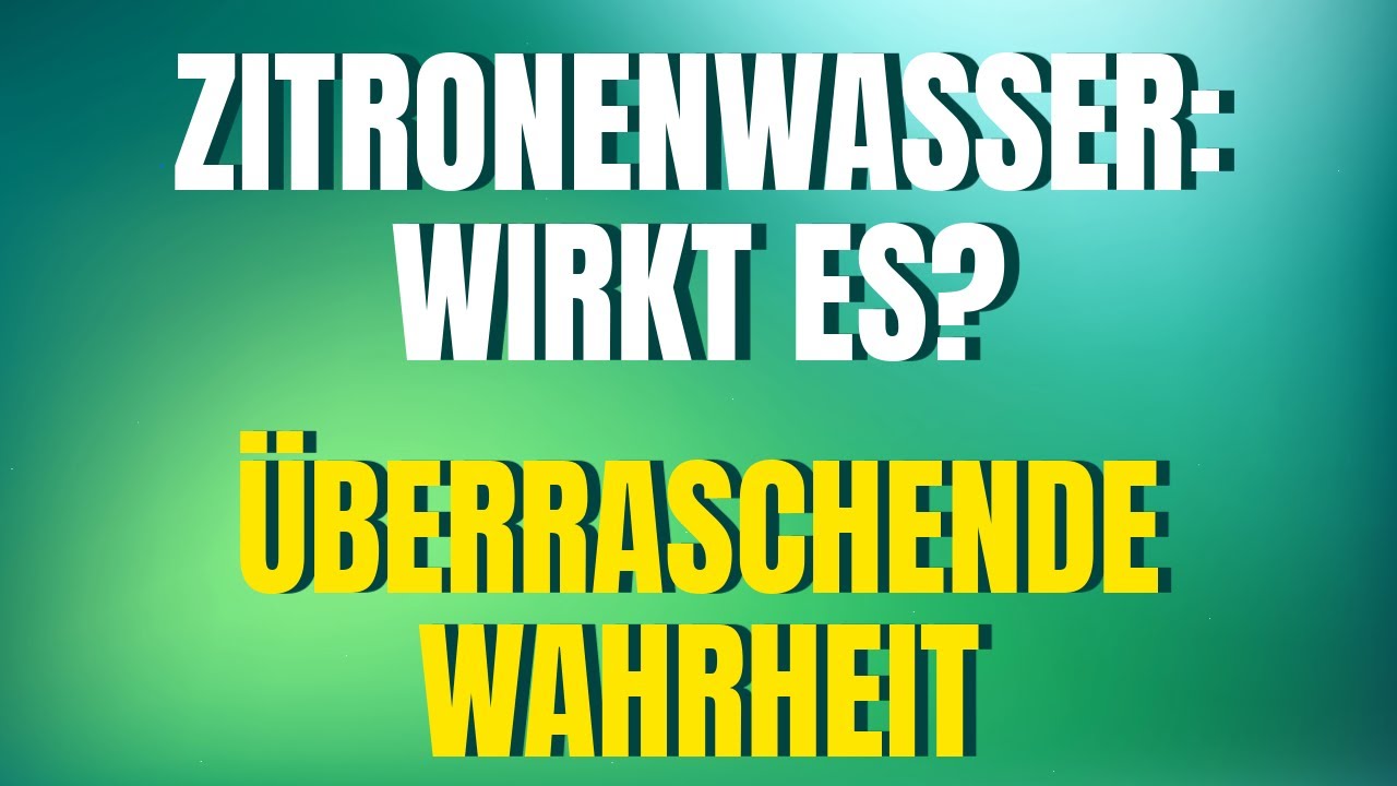 Verbrennt Zitronenwasser wirklich Kalorien? Fakten & Tipps