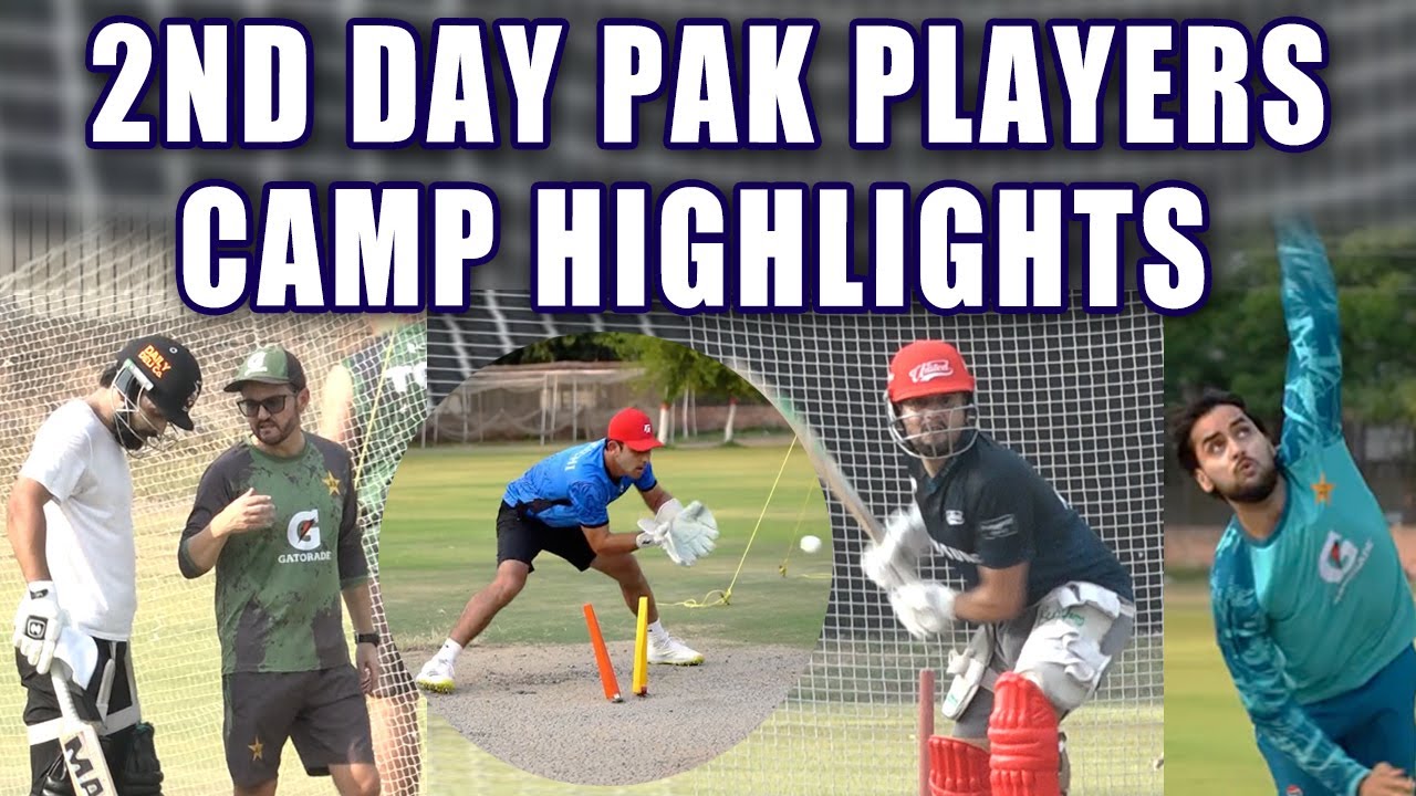 Mike Hesson coaching | Pak team players camp in Lahore
