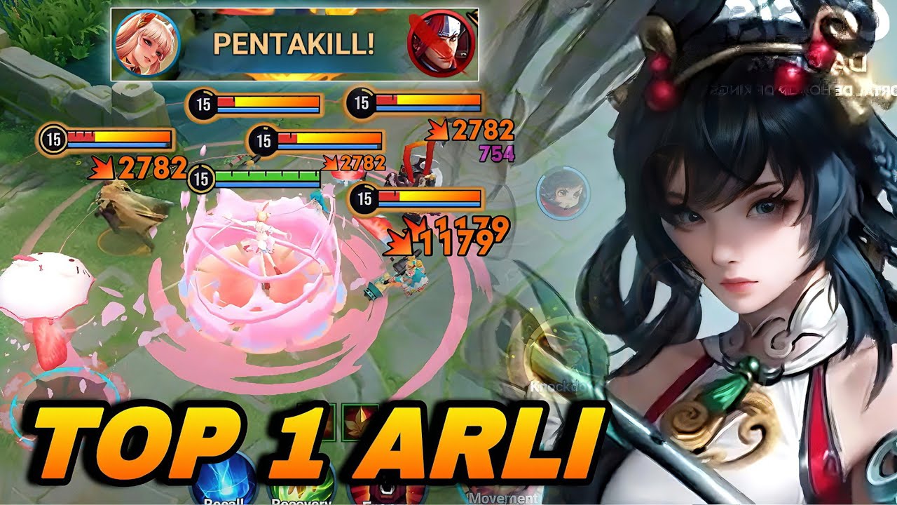 TOP 1 ARLI EASY PENTAKILL WITH LIGHTSPEED COMBO & DIABOLICAL DAMAGE! ARLI BEST BUILD & ROTATION HOK