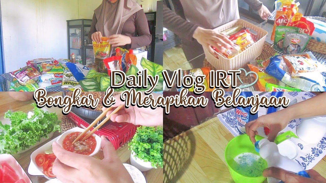 Daily vlog of Housewife Unpacking & Tidying Up Shopping || Cooking BBQ || Clean Clean
