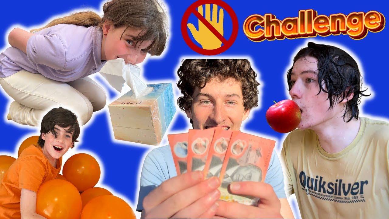NO HANDS CHALLENGE | Which KID Can't be Beat?
