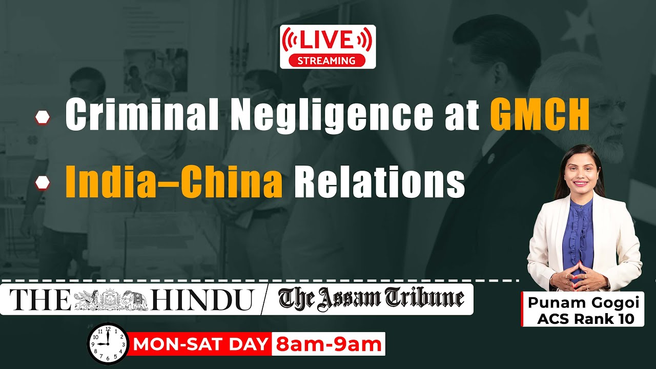 Current Affairs Live Class with Punam Gogoi (ACS Rank 10) |