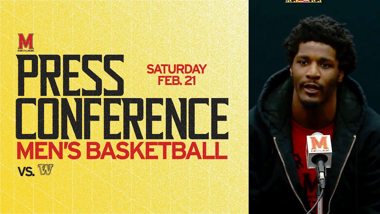 Maryland Men's Basketball | Player Press Conference | Washington