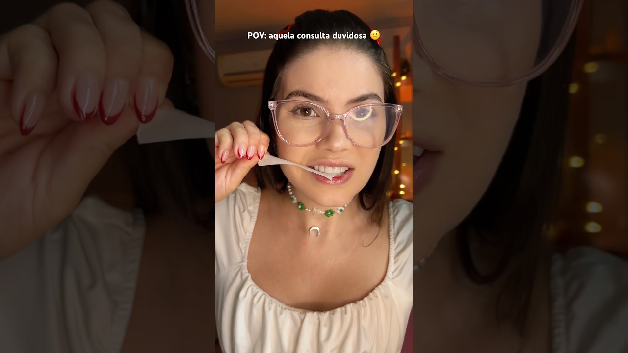 Asmr POV: aquela consulta duvidosa 🤨 #asmr #asmrexam #asmrpov #pov #consulta