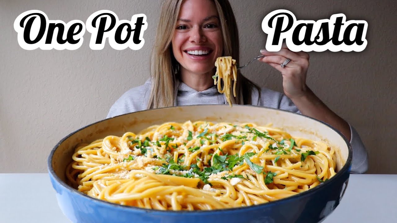 One Pot Creamy Cheesy Bone Broth Pasta | No Talking (Talking Removed)