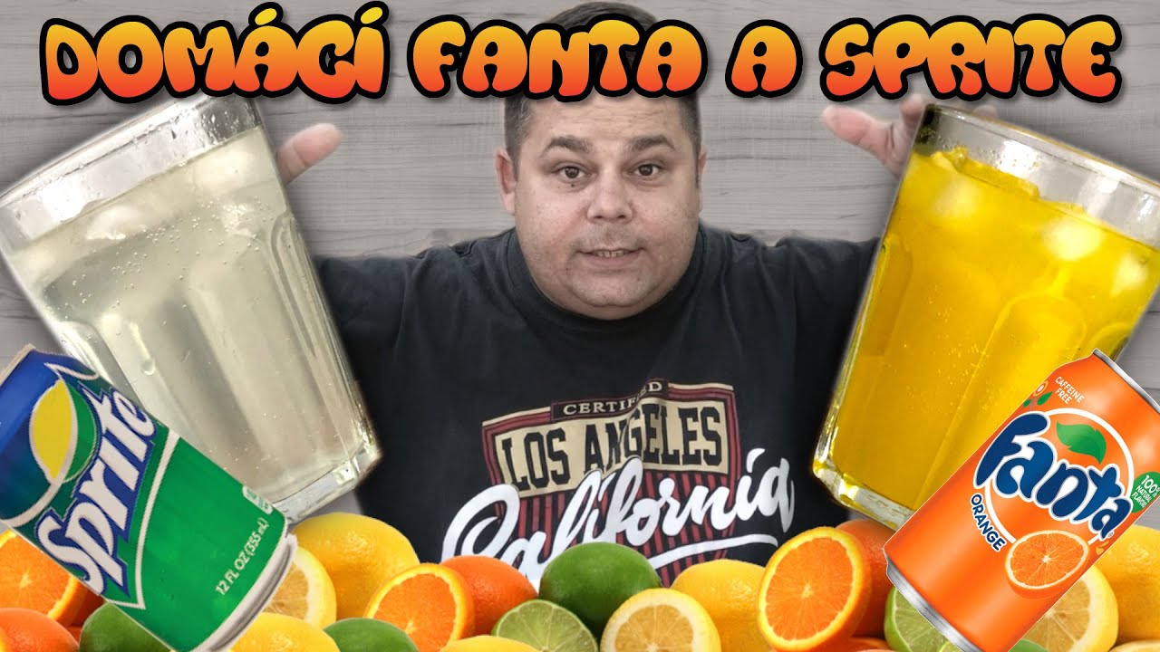 Recept na domácí Sprite a Fantu. Jednoduché a lepší než originál.