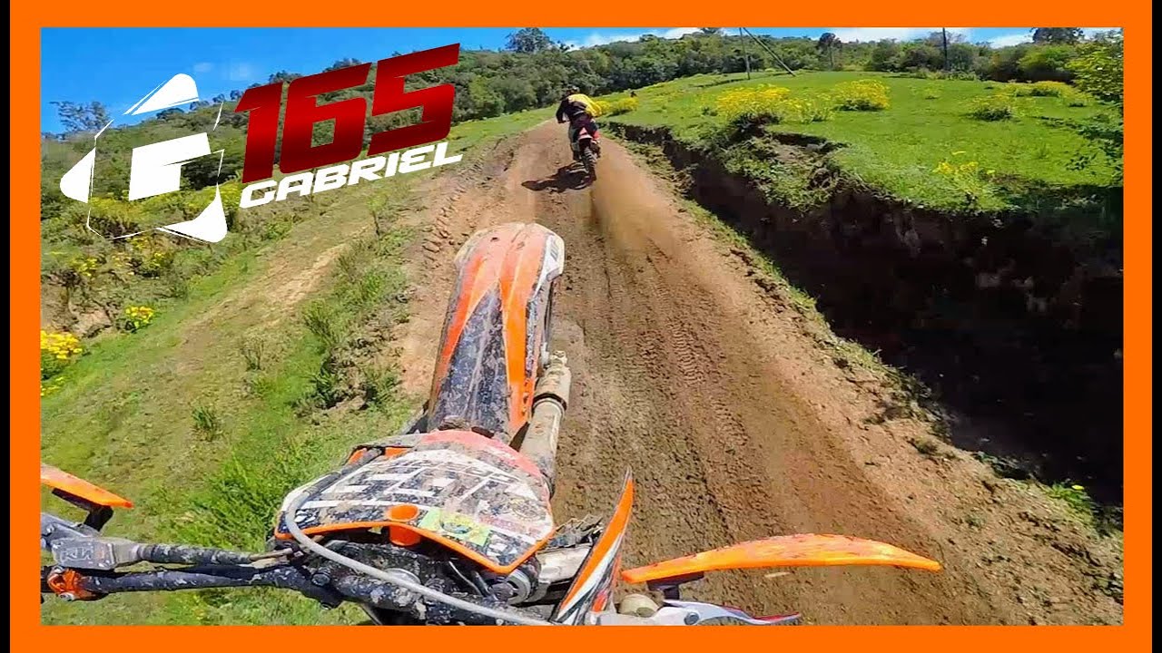 Trilha de moto ktm 250 EXC-f - Tocando forte | São Lourenço do Sul-RS