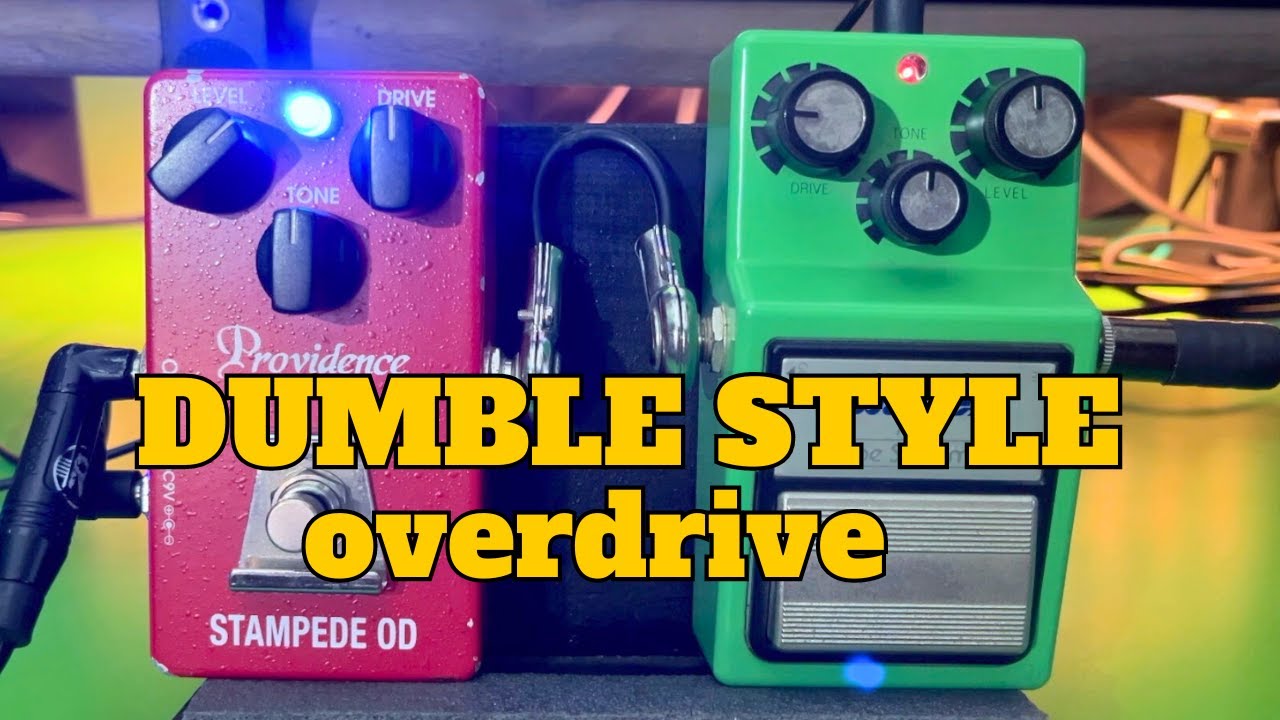 Providence Stampede OD VS IBANEZ TS9 - Overdrive pedal comparison
