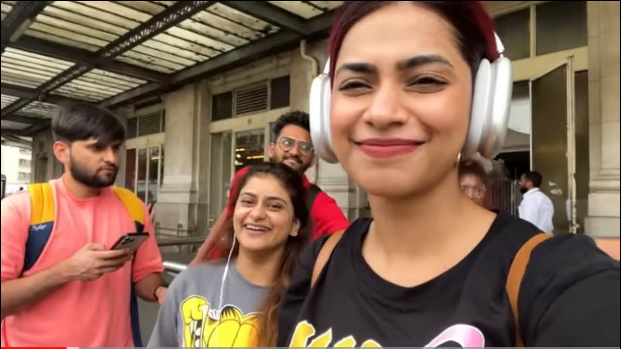 Anam’s first time in Paris 🥹❤️ || Nagma Mirajkar 