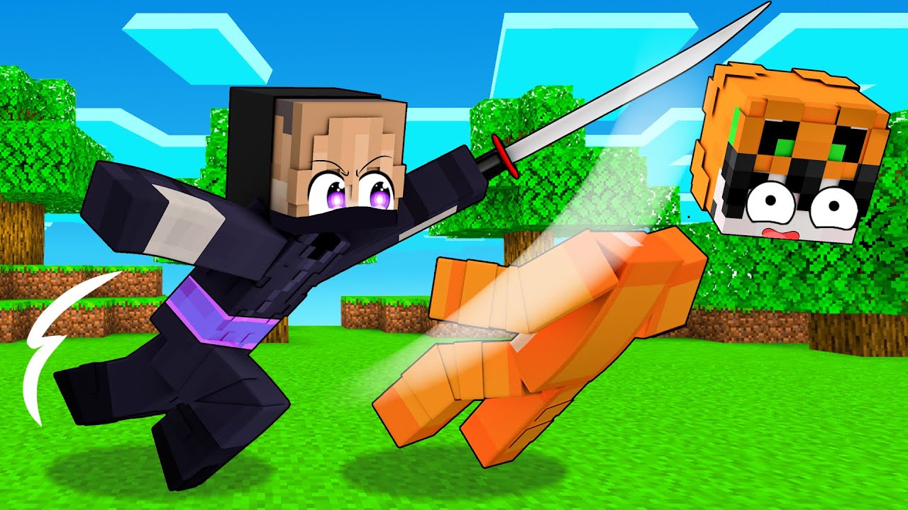 AKU MENJADI NINJA TERKUAT DEMI MELINDUNGI DESA DI MINECRAFT!!