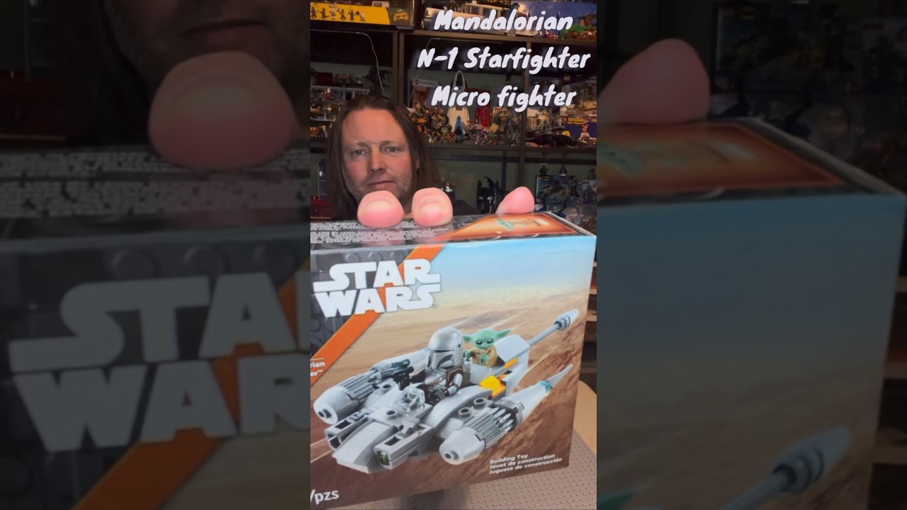 Speed build of the Lego Mandalorian N-1 Starfighter micro fighters set 75363. #afol #shorts #mando