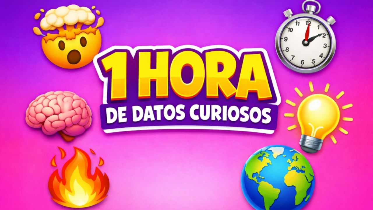 1 HORA de DATOS CURIOSOS que NO CONOCÍAS 🤯