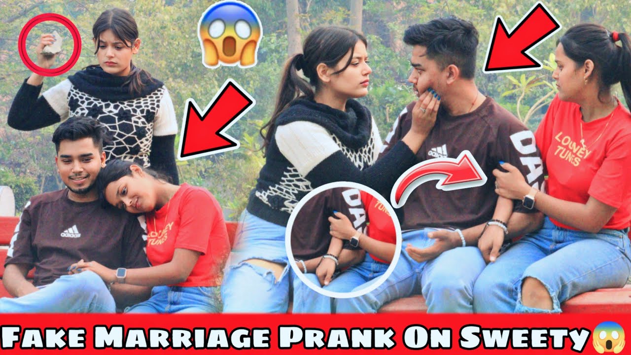 Fake Marriage Prank On Sweety 💔😱। हम दोनों शादी करने जा रहे है💔🥺। Sagar Baba yard Chand
