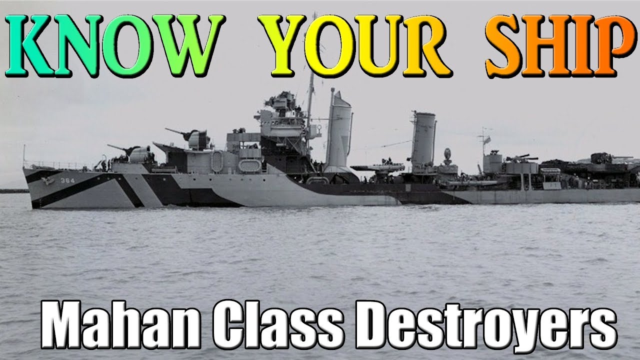 Know Your Ship #51 - Mahan Class Destroyer - USS Lamson | Send a vet a card
