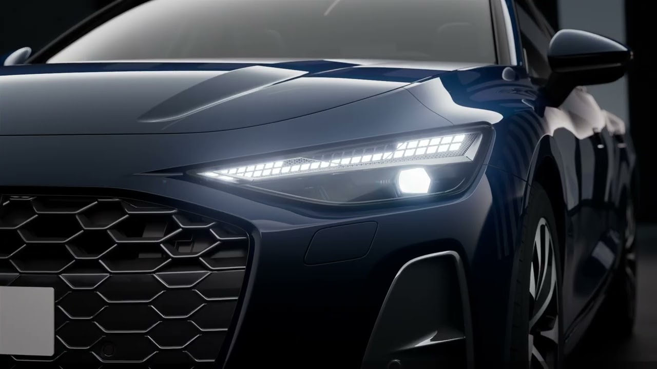 audi a6 sedan lighting technology animation 2160p #신형A6 #아우디A6 #a6풀체인지 #a6
