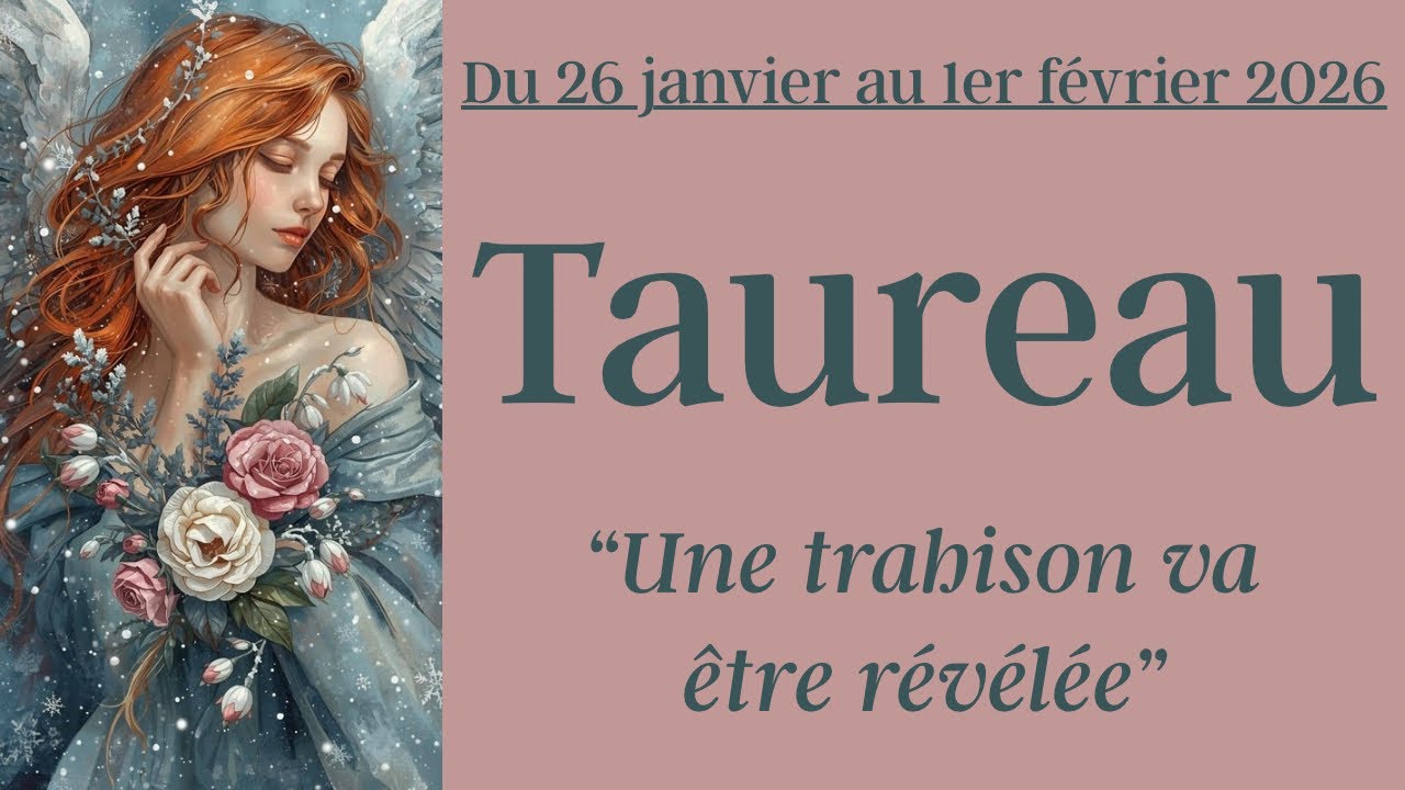 Taureau ♉ du 26 janvier au 1er février 2026 - Une trahison va être révélée