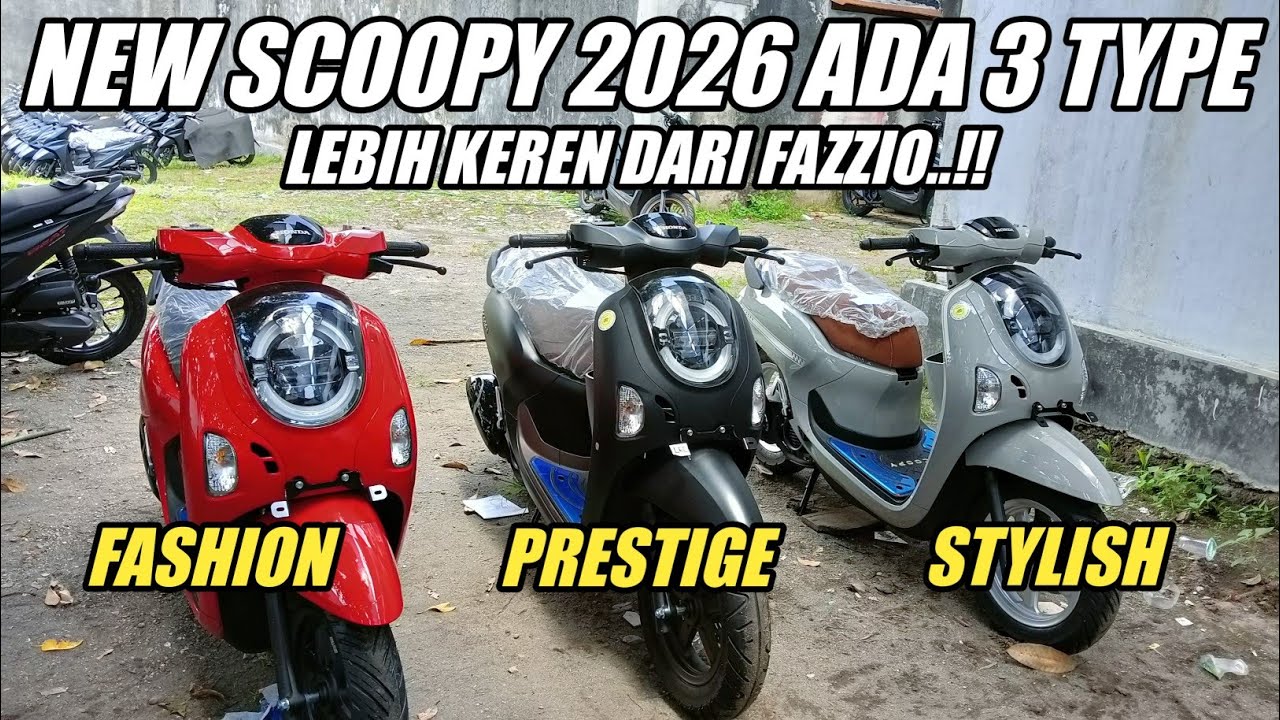 INI BEDANYA SCOOPY 2026 FASHION STYLISH PRESTIGE!! JANGAN SALAH BELI