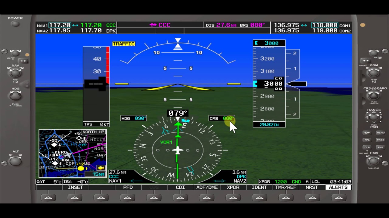 Garmin G1000 VOR Navigation