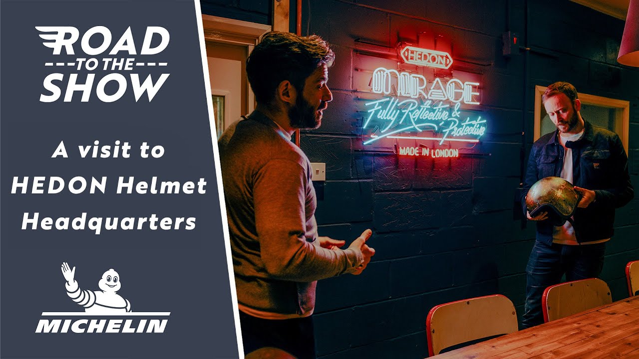 ROAD TO THE SHOW - A visit to Hedon Helmets headquarters.